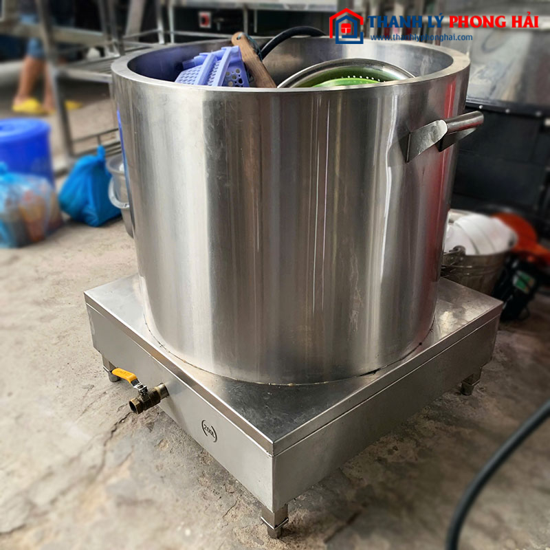 Nồi Nấu Phở Điện Inox 200L Cũ