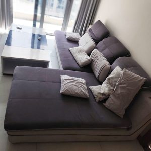 Sofa 3 Đầu Đệm Bọc Vải Góc L Cũ