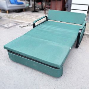 Sofa Bed Bọc Vải Có Bánh Xe Kéo Thành Giường Cũ