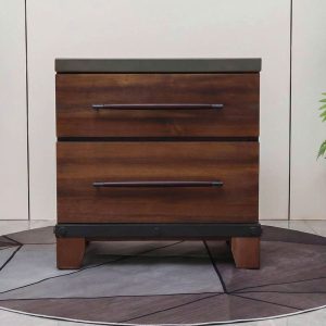 Tab Đầu Giường Gỗ Nâu 72cm Mới 99%