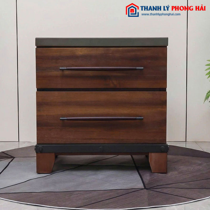 Tab Đầu Giường Gỗ Nâu 72cm Mới 99%