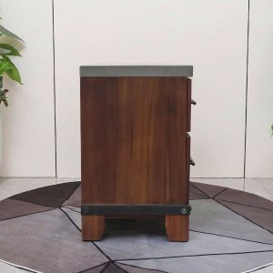 Tab Đầu Giường Gỗ Nâu 72cm Mới 99%