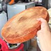 Thớt Gỗ Tự Nhiên Dạng Tròn Dày Cũ