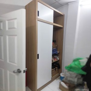 Tủ Cửa Lùa Gỗ 1m4 4 Cánh Cũ