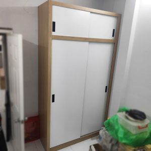 Tủ Cửa Lùa Gỗ 1m4 4 Cánh Cũ