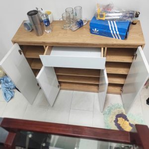 Tủ Giày 1m2 Gỗ Công Nghiệp Cũ