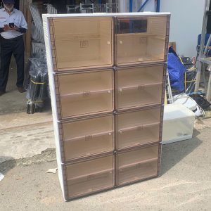 Tủ Giày Dép 8 Ngăn Nhựa Cũ
