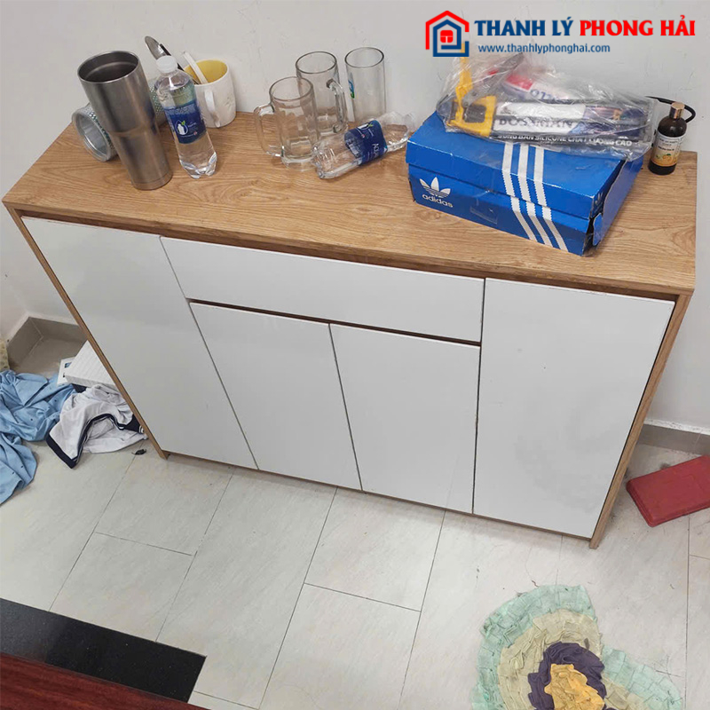 Tủ Giày Gỗ Công Nghiệp 1m2 Cũ