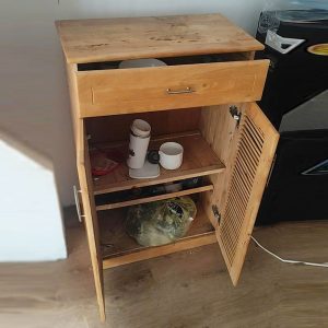 Tủ Giày Gỗ Tự Nhiên 2 Cánh Nan Cũ