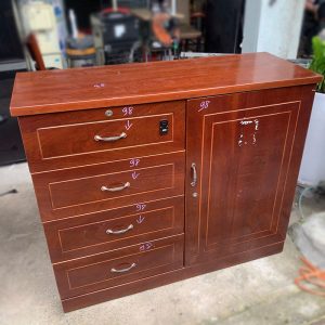 Tủ Hồ Sơ Gỗ 4 Ngăn Kéo Cũ