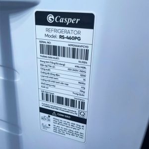 Tủ Lạnh Casper 458L RS-460PG Side By Side Cũ