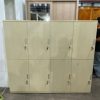 Tủ Locker 1m7 Gỗ 8 Ngăn Cũ