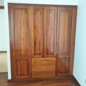 Tủ Quần Áo 4 Cánh Gỗ Sồi HAGL 1m7 Cũ
