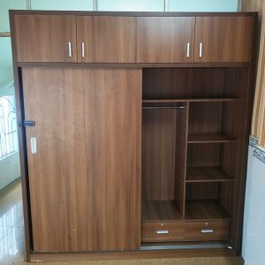 Tủ Quần Áo Cửa Lùa 2m Cũ Gỗ Công Nghiệp