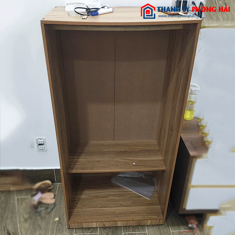 Tủ Quần Áo Mini Cũ Không Cánh Gỗ MDF