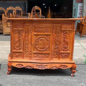 Tủ Thờ Gia Tiên Truyền Thống Gỗ Tự Nhiên Mới 99% (Nhiều Mẫu)
