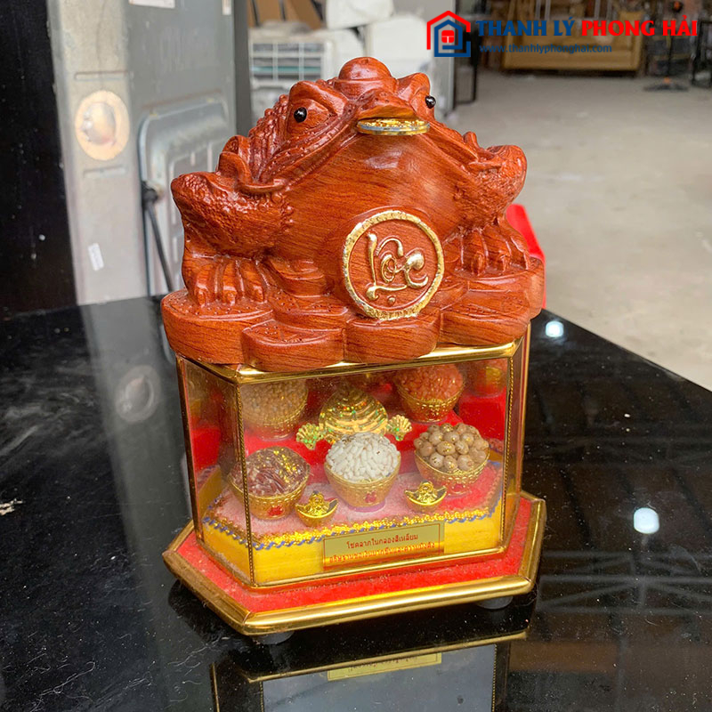 Tượng Cóc Thiềm Thừ Ngậm Tiền Phong Thủy Cũ