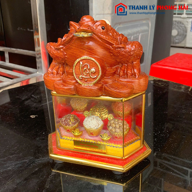 Tượng Cóc Thiềm Thừ Ngậm Tiền Phong Thủy Cũ